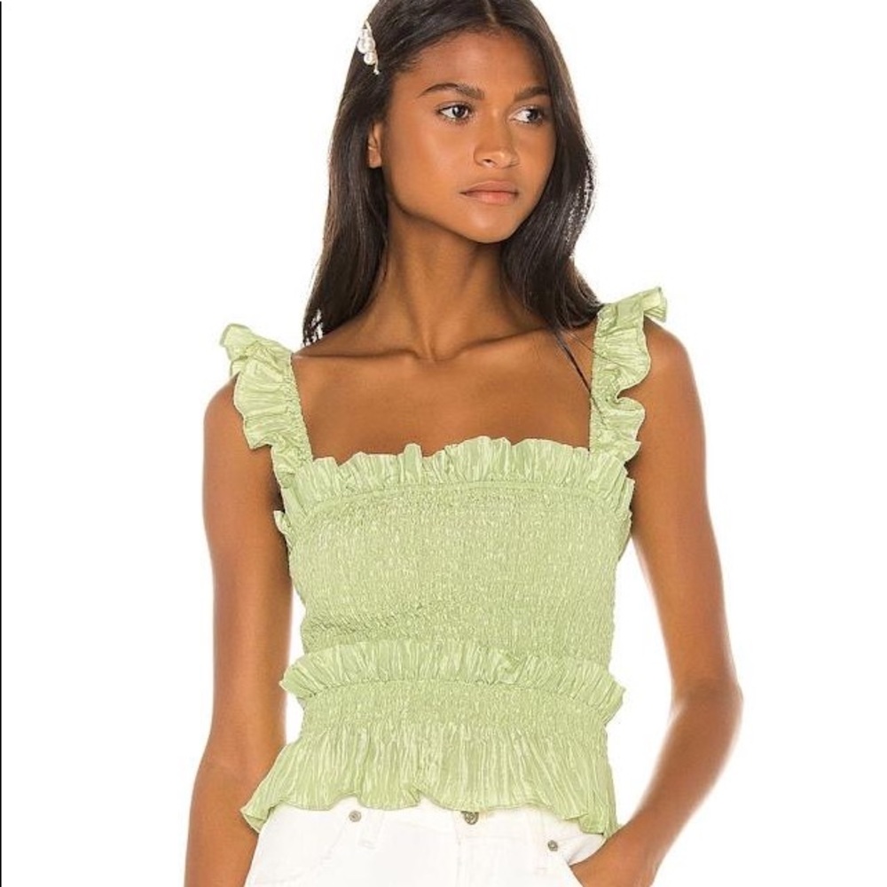 LPA Elissa ruffle top